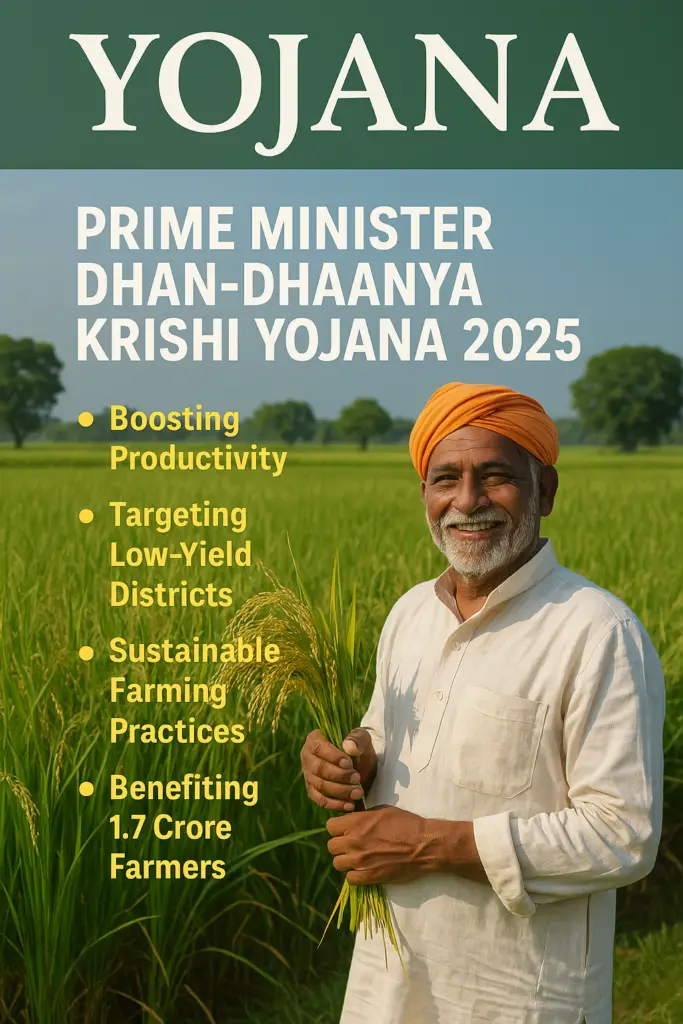 Prime Minister Dhan-Dhaanya Krishi Yojana 2025
