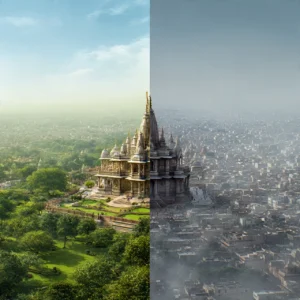 clean green Vrindavan